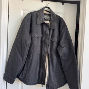 Eddie Bauer Men's Charcoal Shirt Jacket